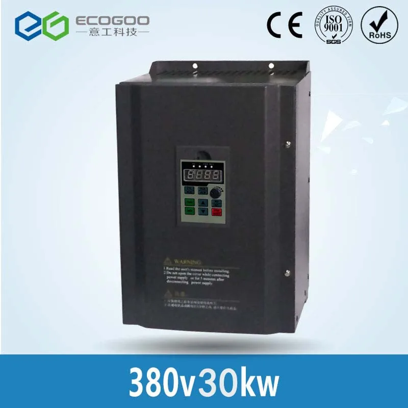 Conversor do Inversor da Frequência do Inversor de 30kw 380v da Fase para o Motor Entrada Fase Saída 380v Vfd 3 1 Conversor do inversor da frequência do inversor