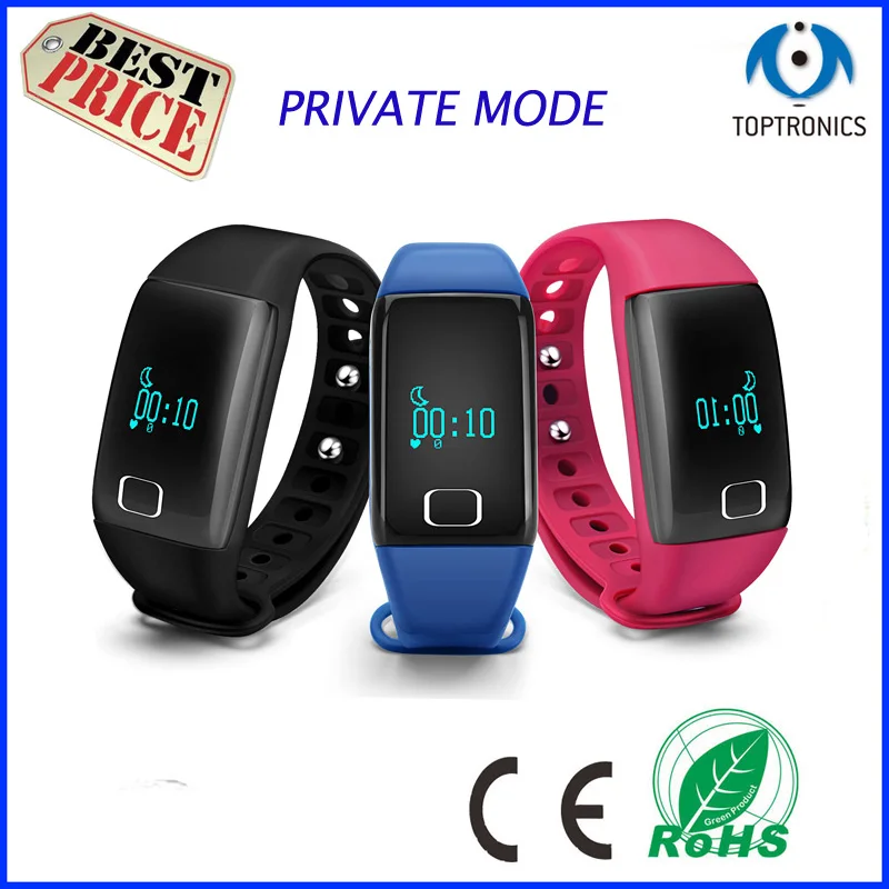 

T1 Smartband Support Bluetooth 4.0 Pedometor Heart Rate Monitor Smart Band Andorid IOS 1M Waterproof