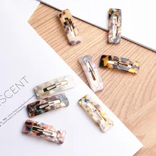 Милые безопасные заколки BB клип ацетат геометрические заколки для волос подарки заколки для волос, волосы стиль дизайн инструмент для укладки