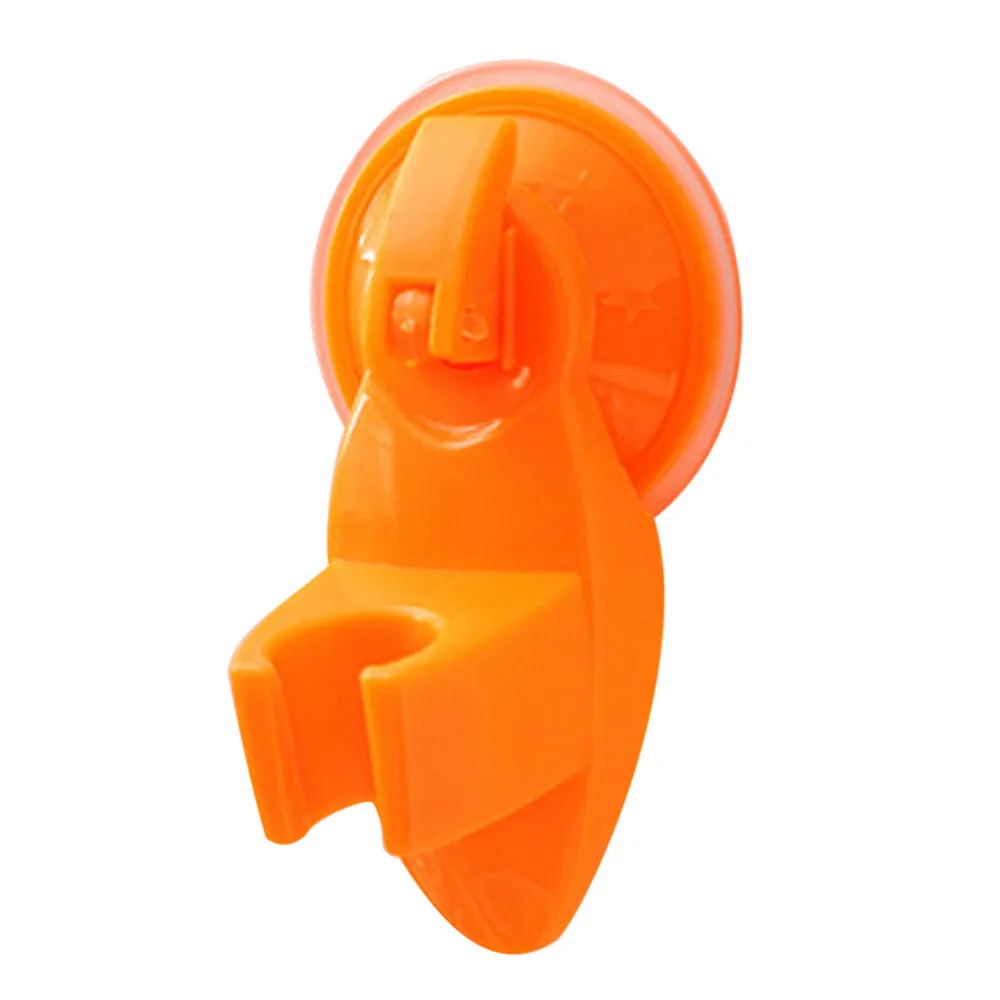 Пластиковый PP сильный присоска-в дождь крепление для душа база душа держатель душевой головки аксессуары для ванной комнаты легко установить прочный - Цвет: Orange
