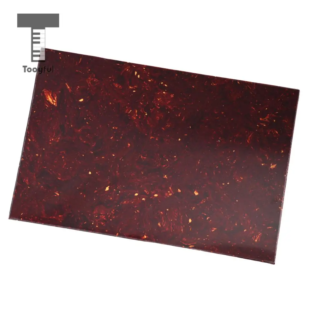 Tooyful Durable 4ply PVC Electric Guitar Pickguard Material Scratch Plate Blank Sheet DIY Musical Instrument Accessory