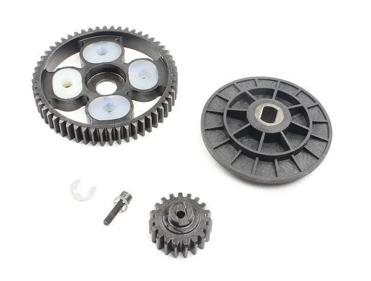 1/5 rc car Steel 16/58 19T/55T Tooth Spur Gear Set for HPI Baja 5B 5T