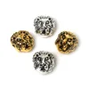 New Fashion Charms Beads 10Pcs/lot Antique Gold Silver Color Lion Leopard Head Charms Beads Fit Making Bracelet DIY ► Photo 2/6