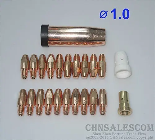 CHNsalescom 23 шт. MB 401D 501D MIG/MAG сварочный пистолет контактный наконечник 1 0x30 M8 газовая