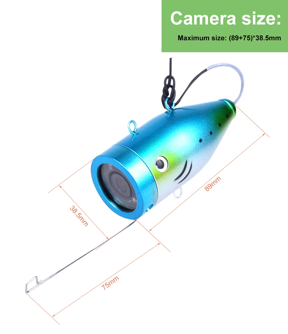 ViewEye рыболокатор подводная рыболовная камера 7 дюймов 1000TVL Водонепроницаемая Видео подводная камера 12 шт инфракрасная лампа для подледной рыбалки