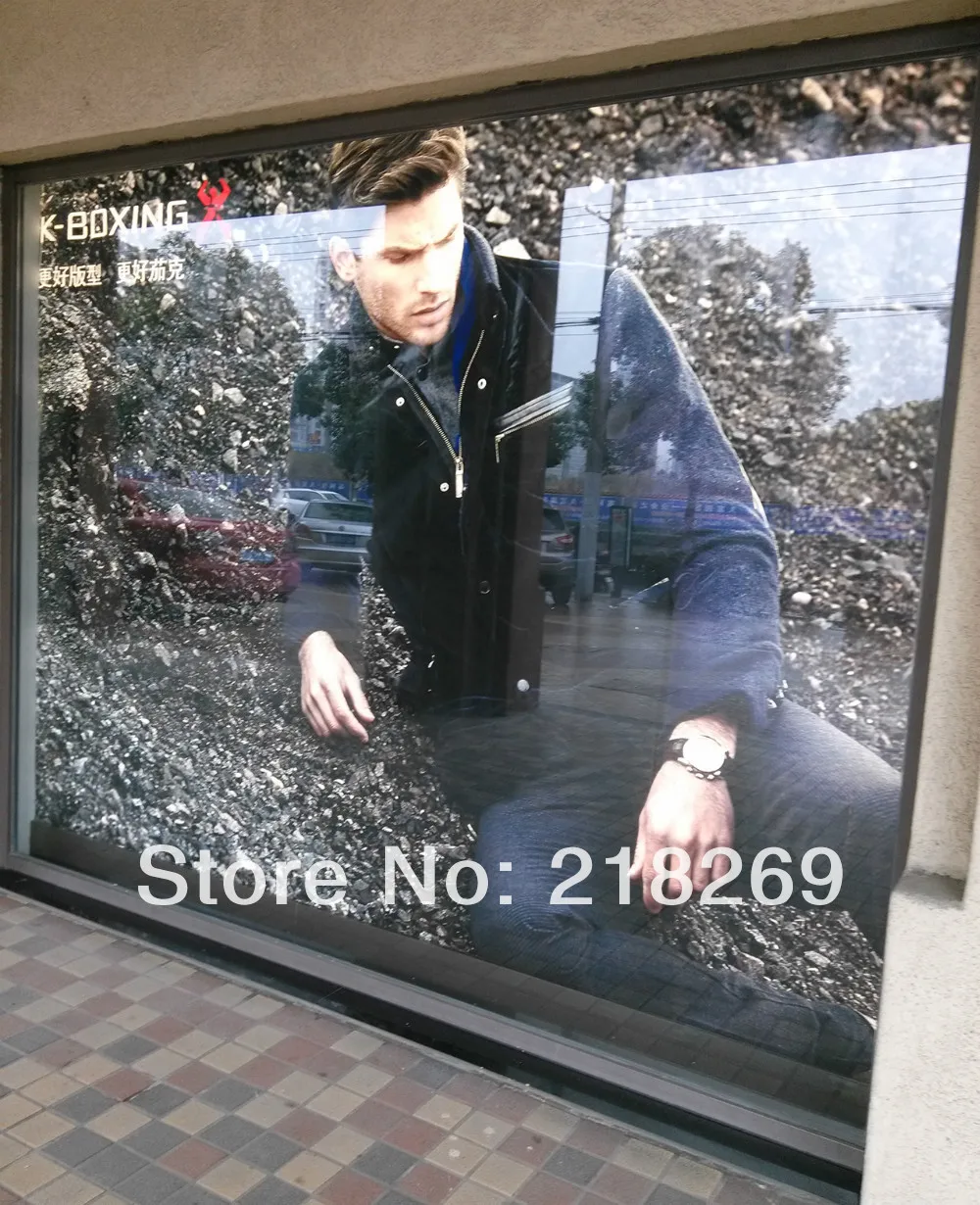 

shop window banner, show window banner, display window advertising banner printing