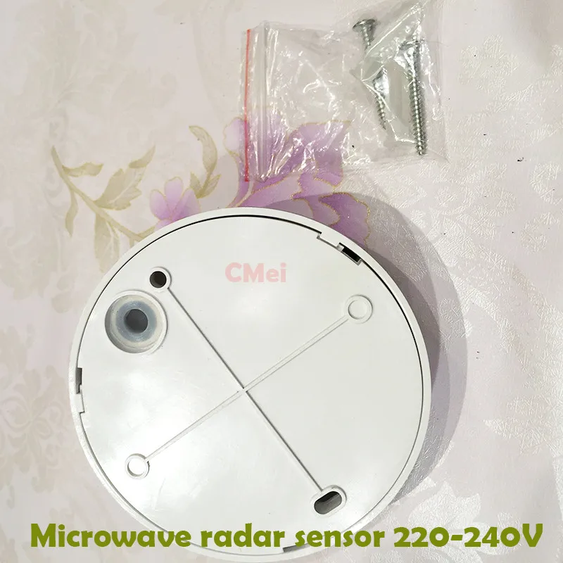 New Electric Unit Automatic Microwave Radar Sensor Light Switch PIR Ceiling Body Motion Detector 220V 1200W  Free shipping 1YY  (4)