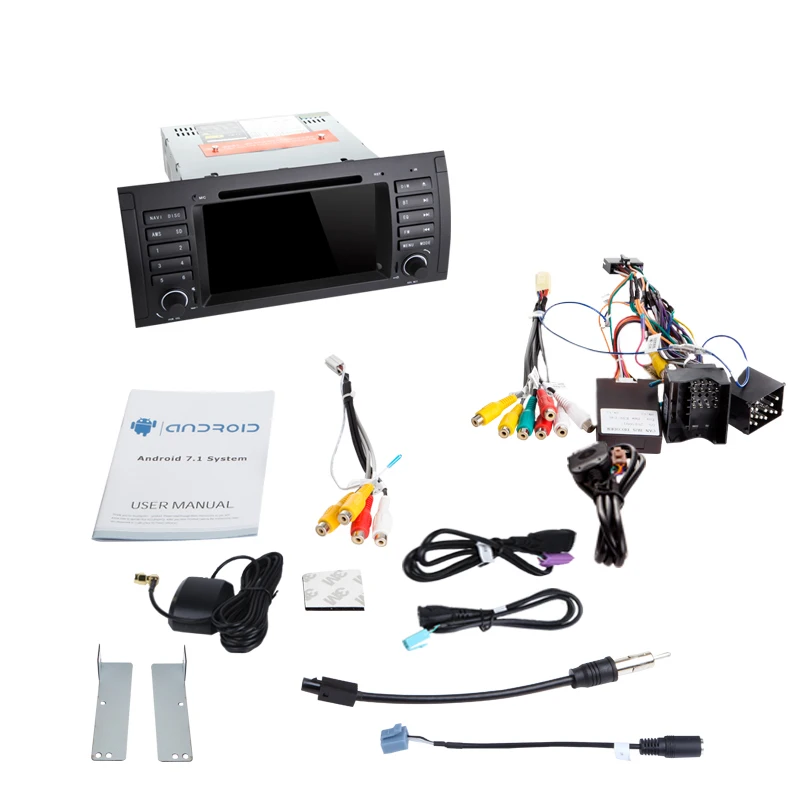 Best Android 9.0 Quad Core Car DVD Player GPS Navi Radio Stereo For BMW E39 1996-2003 E53 X5 With   Wifi BT 4