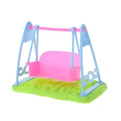 HS – Simulation de balançoire pour fille, 1 ensemble, accessoires de poupées de dessin animé, jeu de Simulation, cadeau d'anniversaire, 2022 
