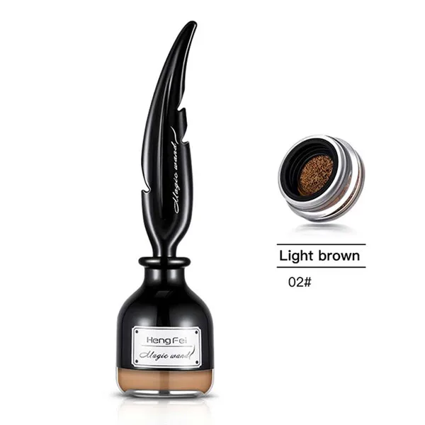 Air Cushion Dye Eyebrow Cream Natural Three-dimensional Waterproof Dye Eyebrow Cream - Цвет: B2-Light Brown