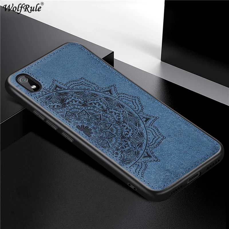 

For Xiaomi Redmi 7A Case Redmi Note 8 Pro 7 6 5 TPU Frame Cloth Fabric Bumper Protective Phone Case For Xiaomi Redmi 7A Cover