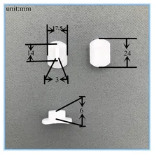 17,5 мм присоска для TAKUBO EDGERS SC-8211A 10 шт./упак
