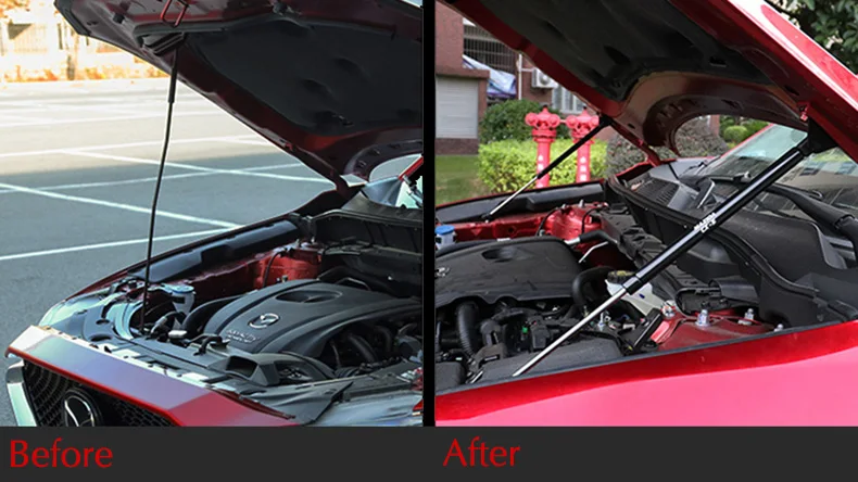 Автомобиль ремонт стойки бара капот подъем Поддержка кронштейн гидравлический стержень пружинный амортизатор для Mazda CX-5 CX5 KF