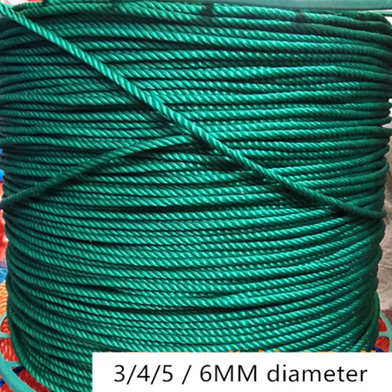 

Diameter 4mm/5mm/6mm New material sunscreen high-strength nylon tied advertising goods anti-sun waterproof polyethylene rope
