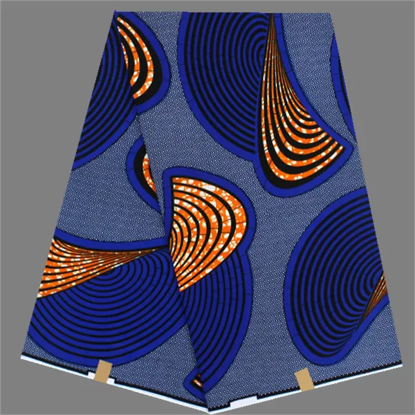 

Wonderful blue with printed African super printed wax fabric for clothing SWV365(6yards/pc)