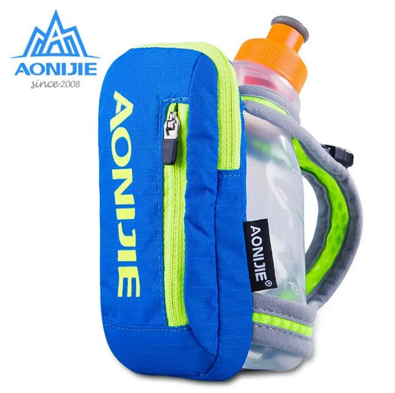 

AONIJIE Outdoor Sports Bag Hiking Cycling Running Kettle Hand Bag For 250ML Water Bottle Nylon Marathon Handheld Hydration Pack