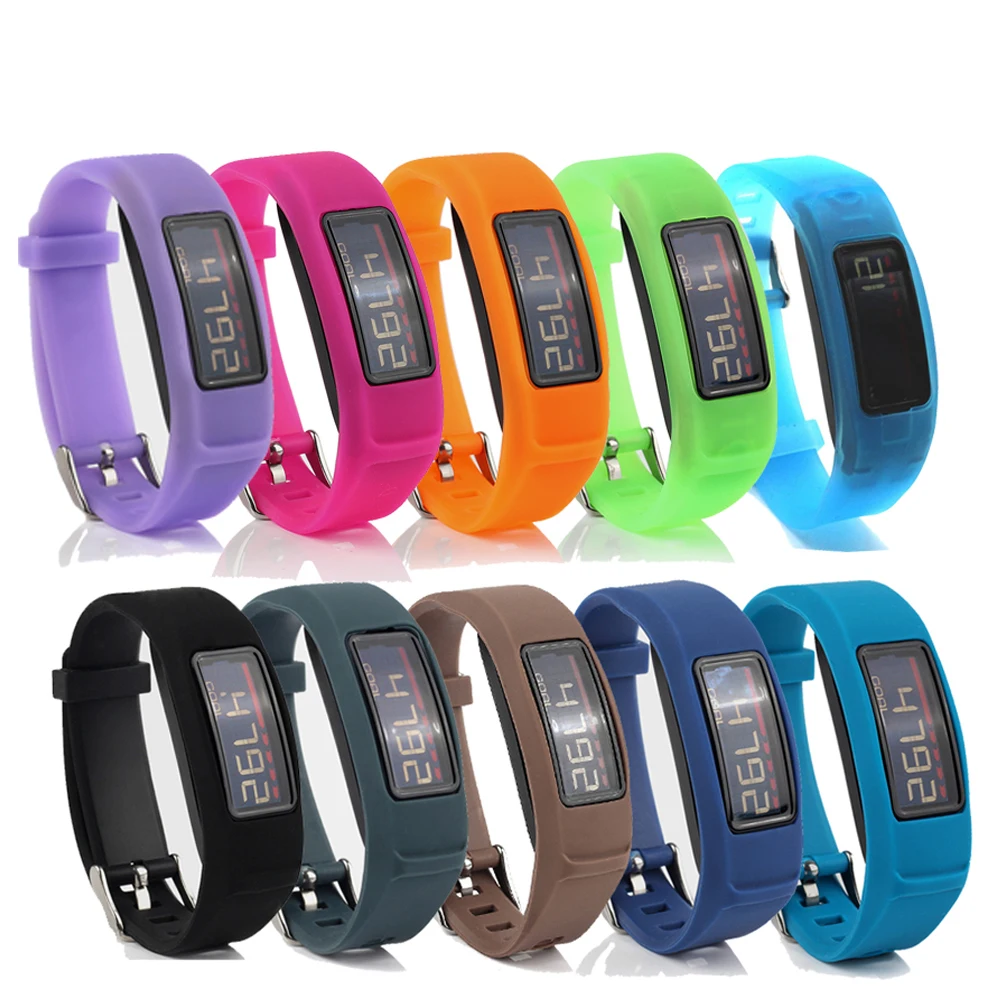 Силиконовый ремешок Honecumi для Garmin Vivofit 2 сменный Браслет с пряжкой