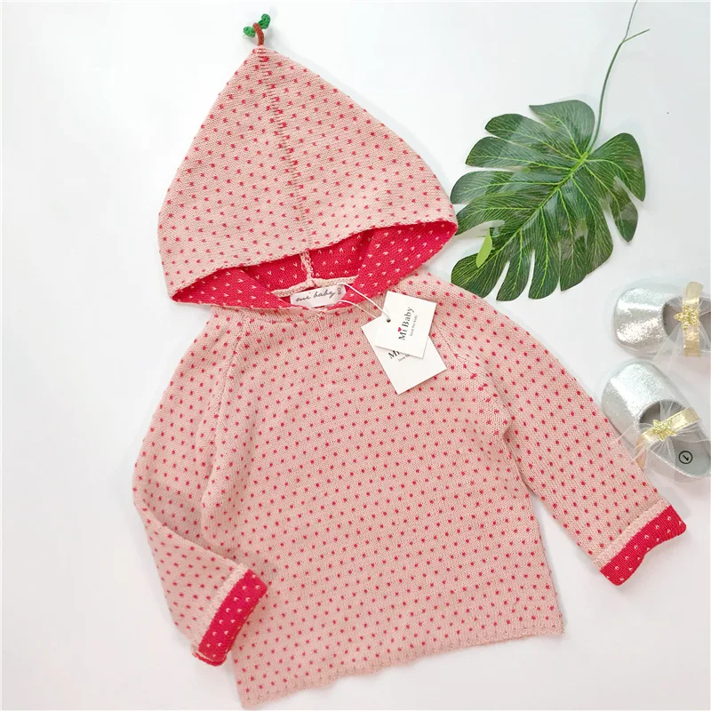 

2018 AUTUMN WINTER BABY BOY CLOTHES GIRLS DOT PATTERN SWEATERS BOYS CLOTHING GIRLS CLOHTING vestido CHRISTMAS GIFTS GIRLS