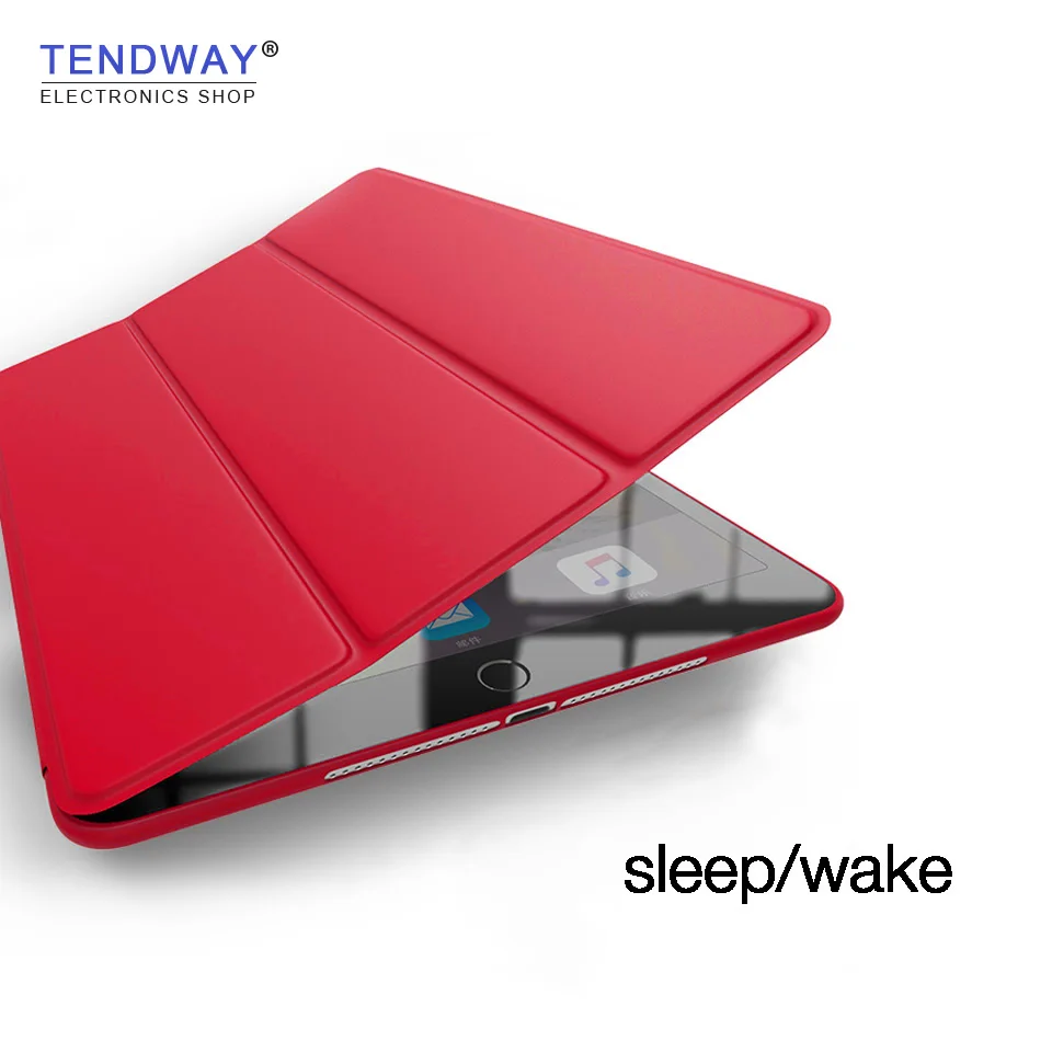Чехол Tendway для Air ipad 1/2/5/6/9.7 2017/2018 2018 аксессуары умный чехол планшета из ПУ откидной