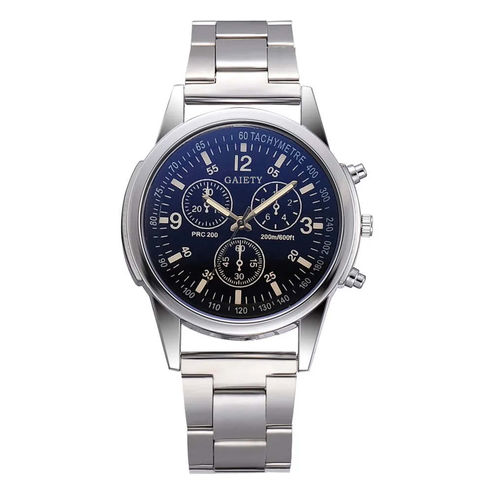 Для мужчин модные часы Для Мужчин's Сталь ремень Аналоговый Спорт кварцевые наручные часы подарки relojes para hombre Бизнес человек часы S#70