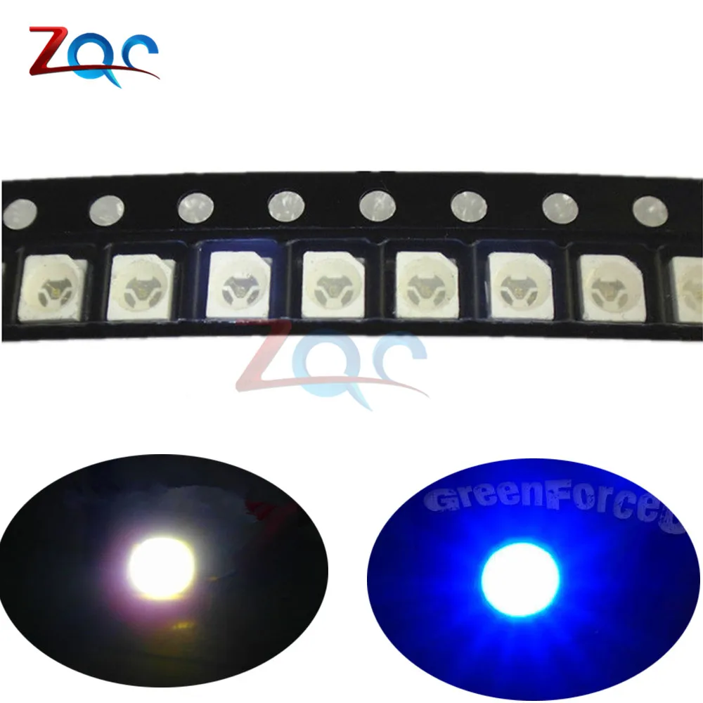 Electrical Equipment & Supplies Wholesale 100PCS 3528 White Ultra Bright Light Diode 1210 SMD