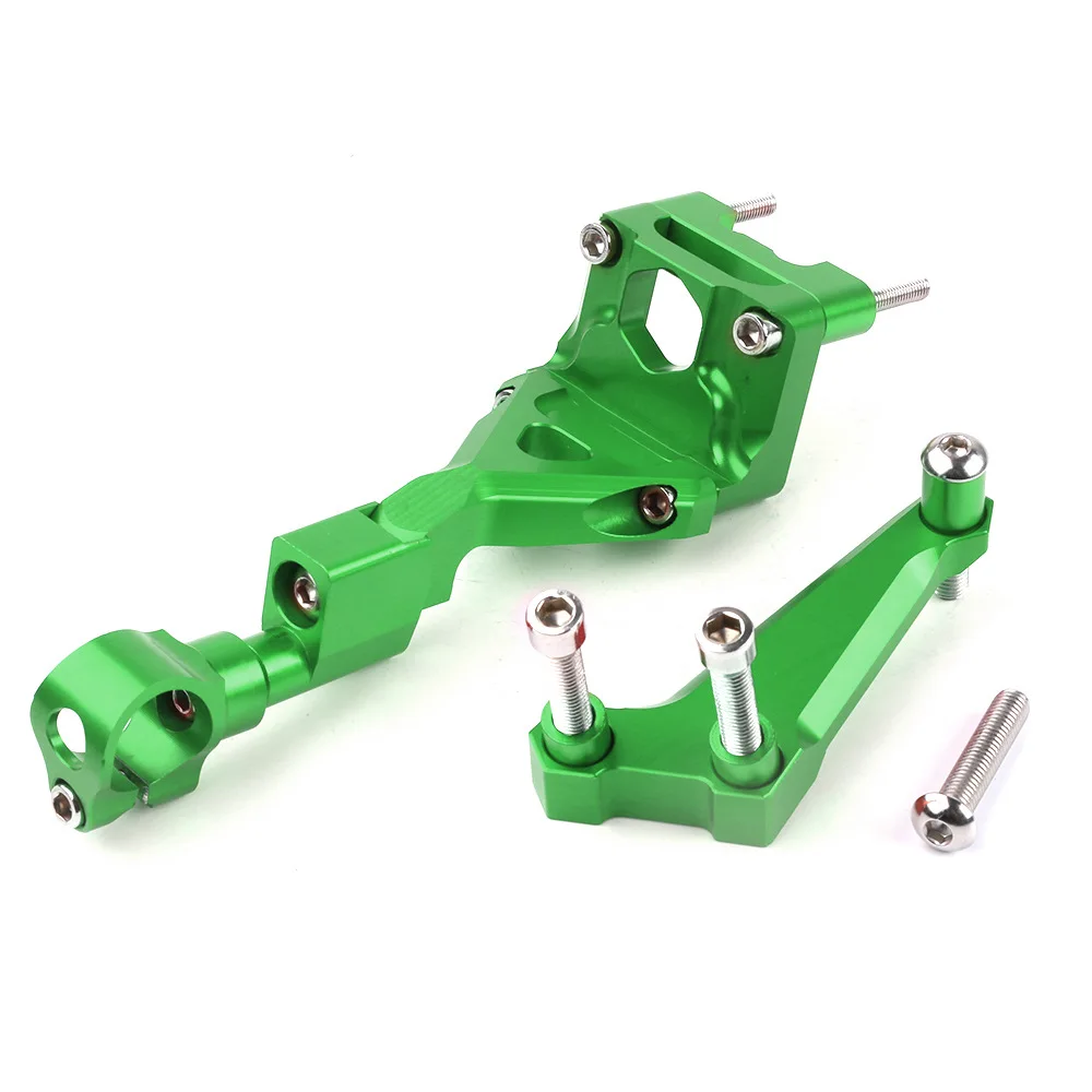 

Motorcycle CNC Aluminium Adjustable Steering Stabilize Damper Bracket Mounting kit For Kawasaki Z250 Z 250 2015-2016