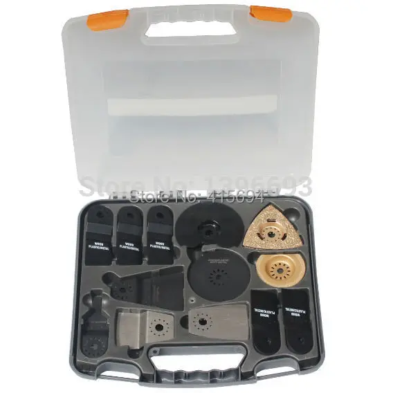 

13pcs kit multi function oscillating blades, Accessories for multi-oscillating tool,mutli saw blade,Plastic case, Free Shipping!
