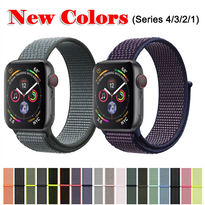 Aliexpress.com : Buy Sport Loop For Apple Watch Band Series 3/2/1 42MM ...