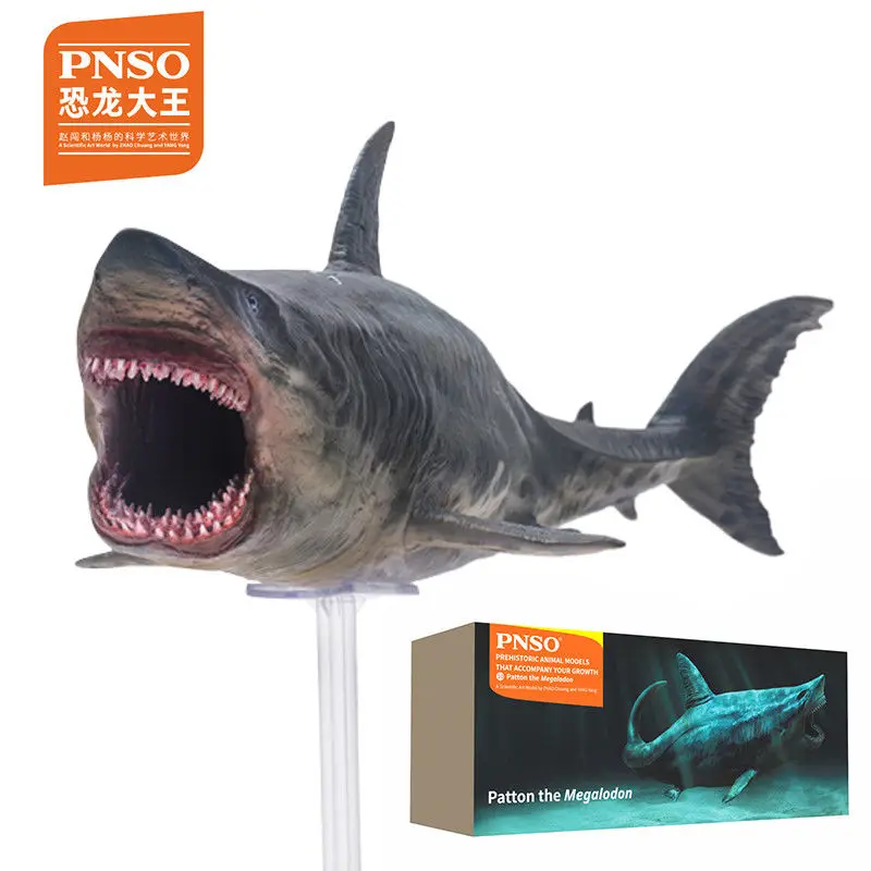 

PNSO The Meg Rare Megalodon prehistoric sharks Dinosaurs Model Figure