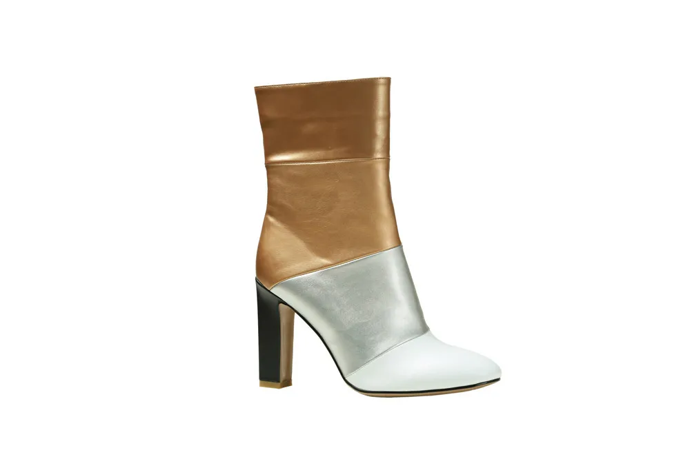 12cm high heels women boots luxury leather shoes 38
