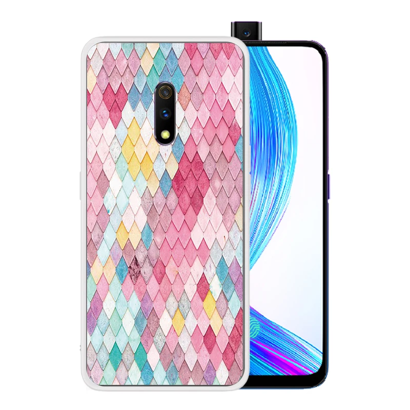Мягкий силиконовый прозрачный ТПУ чехол для OPPO Realme XT 5 Pro X2 X Lite 3 F11 F7 F5 F9 Find Mermaid