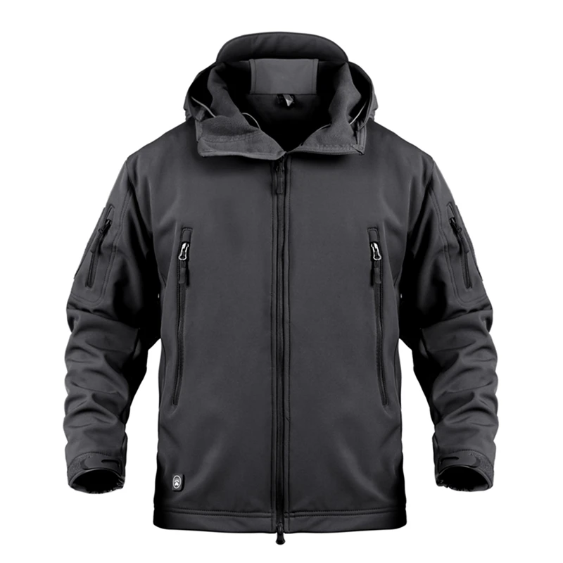 Мужская Водонепроницаемая дышащая камуфляжная тактическая куртка, зимняя куртка для велоспорта, альпинизма, пешего туризма, лыжного спорта, теплое флисовое ветрозащитное пальто
