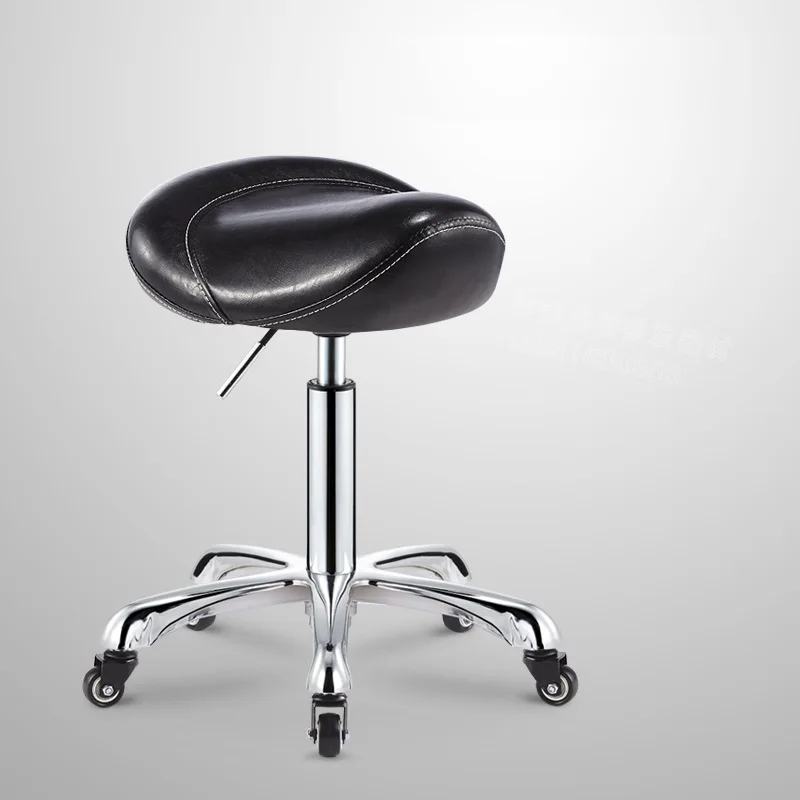 

Beauty stool barber shop chair hair salon rotating lift stool nail makeup salon pulley workbench