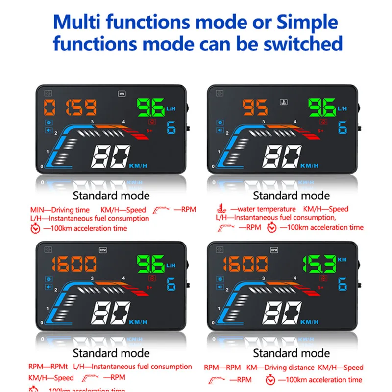 GEYIREN A100S With Lens Hood Q700 Car HUD head up display OBD II EUOBD Windscreen Projector Auto Electronics Better Than C60 C80 GEYIREN A100S With Lens Hood Q700 Car HUD head up display OBD II EUOBD Windscreen Projector Auto Electronics Better Than C60 C80