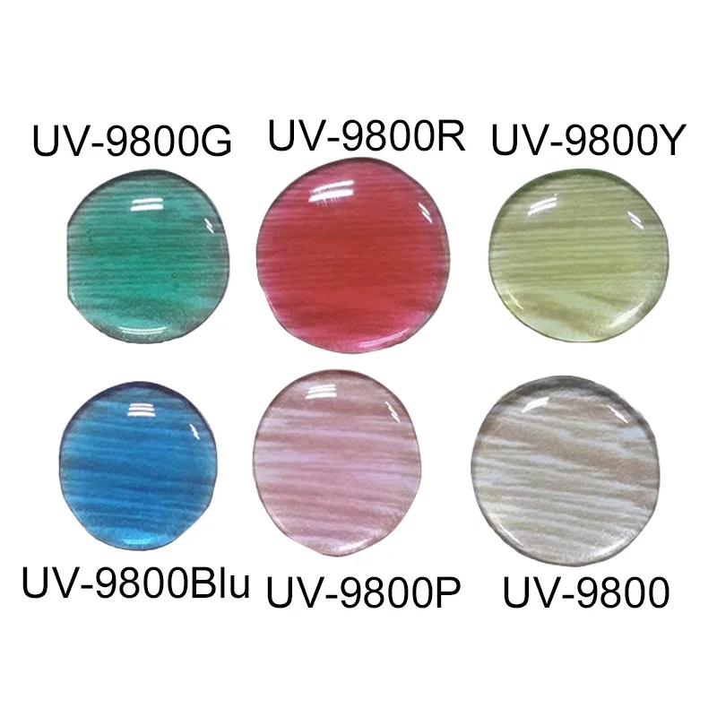 Rigid UV doming resin glue 9800 labels convex resin imported from Japan DIY hardening resin