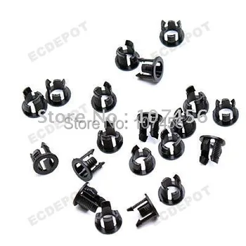 

100pcs 5mm Plastic Black LED Clip Holder Display Panel 5mm led cover free shipping