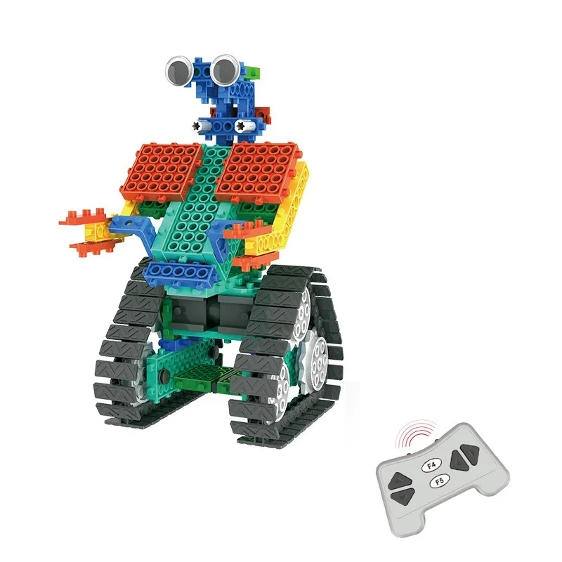 Blocos de Construção Todas as Marcas Educação para Crianças Robô Faça Você Mesmo Compatíveis Tijolos Controle Remoto Bloco Técnica Haste Brinquedo rc Kit