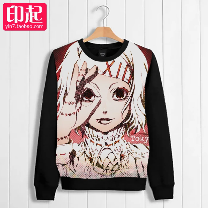 

Tokyo Ghoul Anime COSPLAY Kirishima Touka Thicken Autumn&Winter Hoodies Coat For Men&Women Sweatshirts