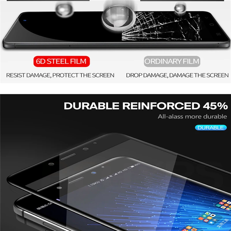 2 шт 9D защита экрана закаленное стекло для Xiaomi Redmi Note 5 5A Redmi 4X 5A 6A Защитное стекло для Redmi 5 Plus 6Pro S2 пленка