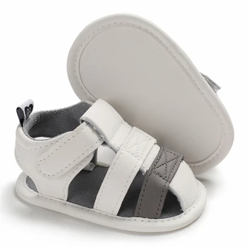

1 Pair Baby Cute Sandals Newborn Baby Girl Boy Sandals Summer Baby Shoes Casual Fashion Sandals Girls PU Baby Sandals 0-18M