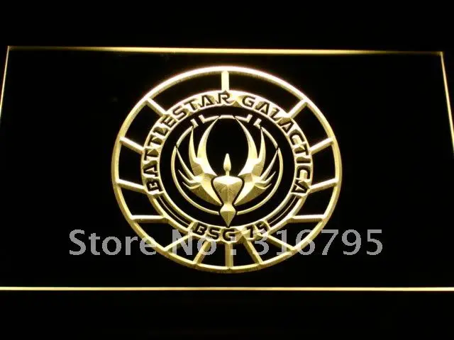 

e047 Battlestar Galactica LED Neon Sign with On/Off Switch 20+ Colors 5 Sizes to choose