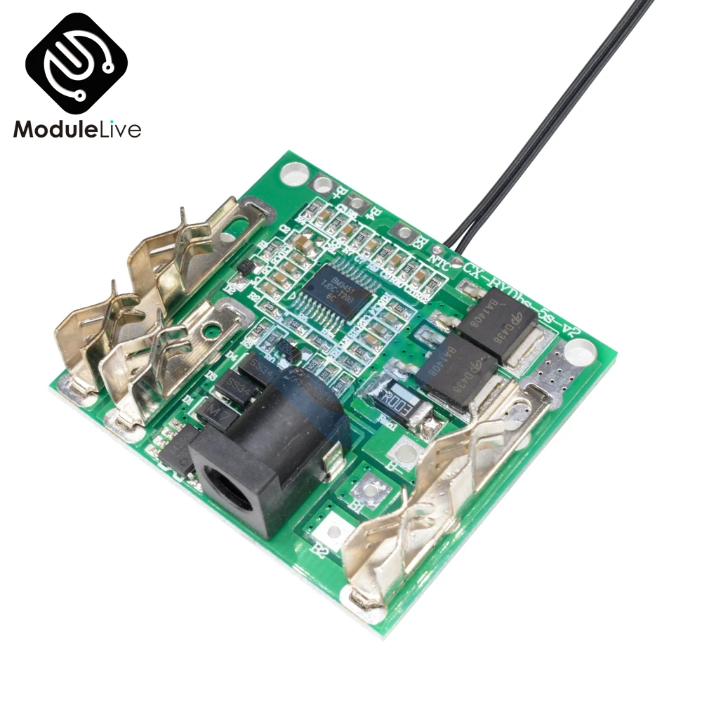 Защитная плата для зарядки аккумулятора Φ BMS 18/21V 20A защитная печатная литий