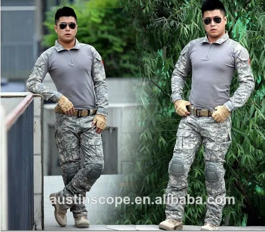 Тактическая Боевая форма Gen 3 рубашка+ штаны военные армейские штаны с наколенниками Размер XS-XXL