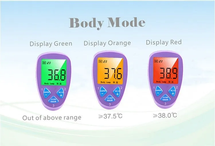 Взрослый ребенок Многофункциональный Бесконтактный цифровой инфракрасный термометр поверхность тела напоминание о температуре ЖК-дисплей диагностический инструмент