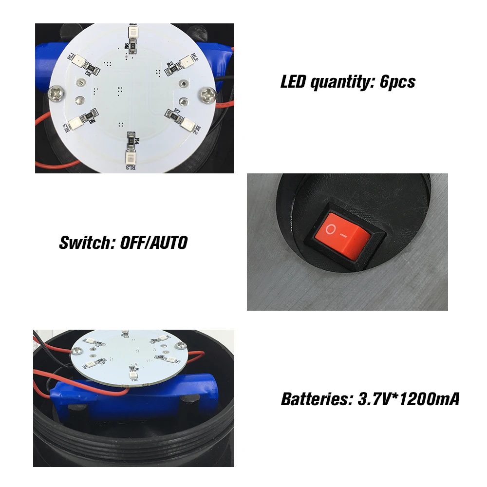Портативный Солнечный Предупреждение светочувствительных строб вспышки Предупреждение 6 светодио дный s светодио дный внимание лампа Магнитная установлен открытый для автомобиля