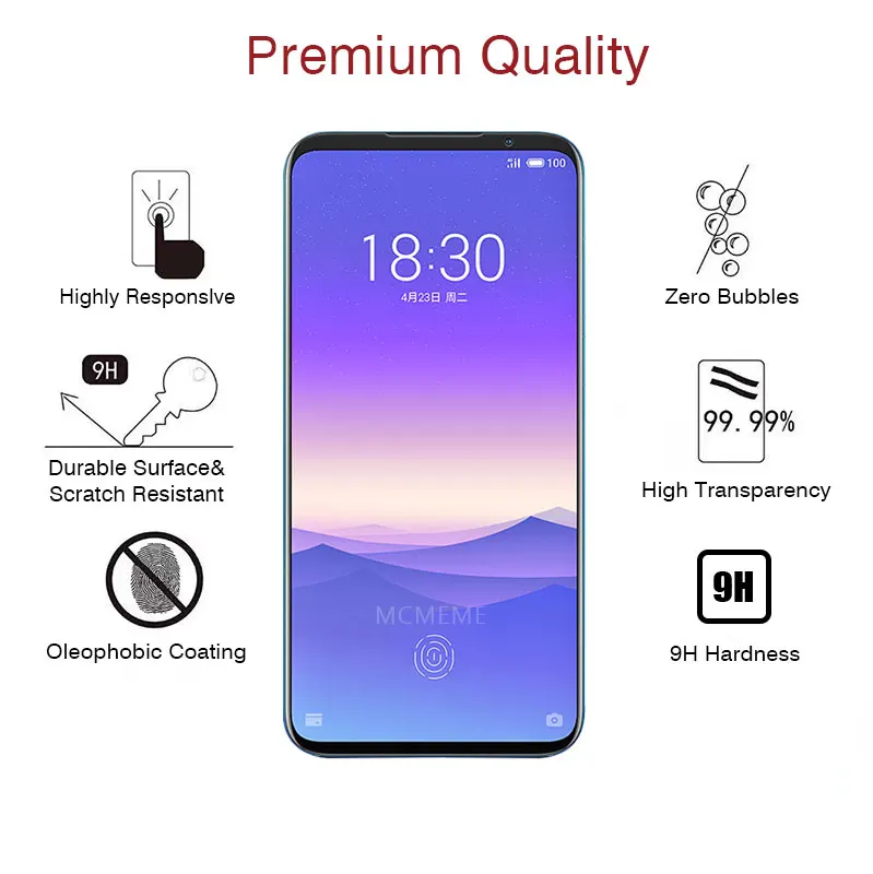 Защитное стекло для MEIZU 16s pro закаленное 16 16xs экрана Защитная пленка