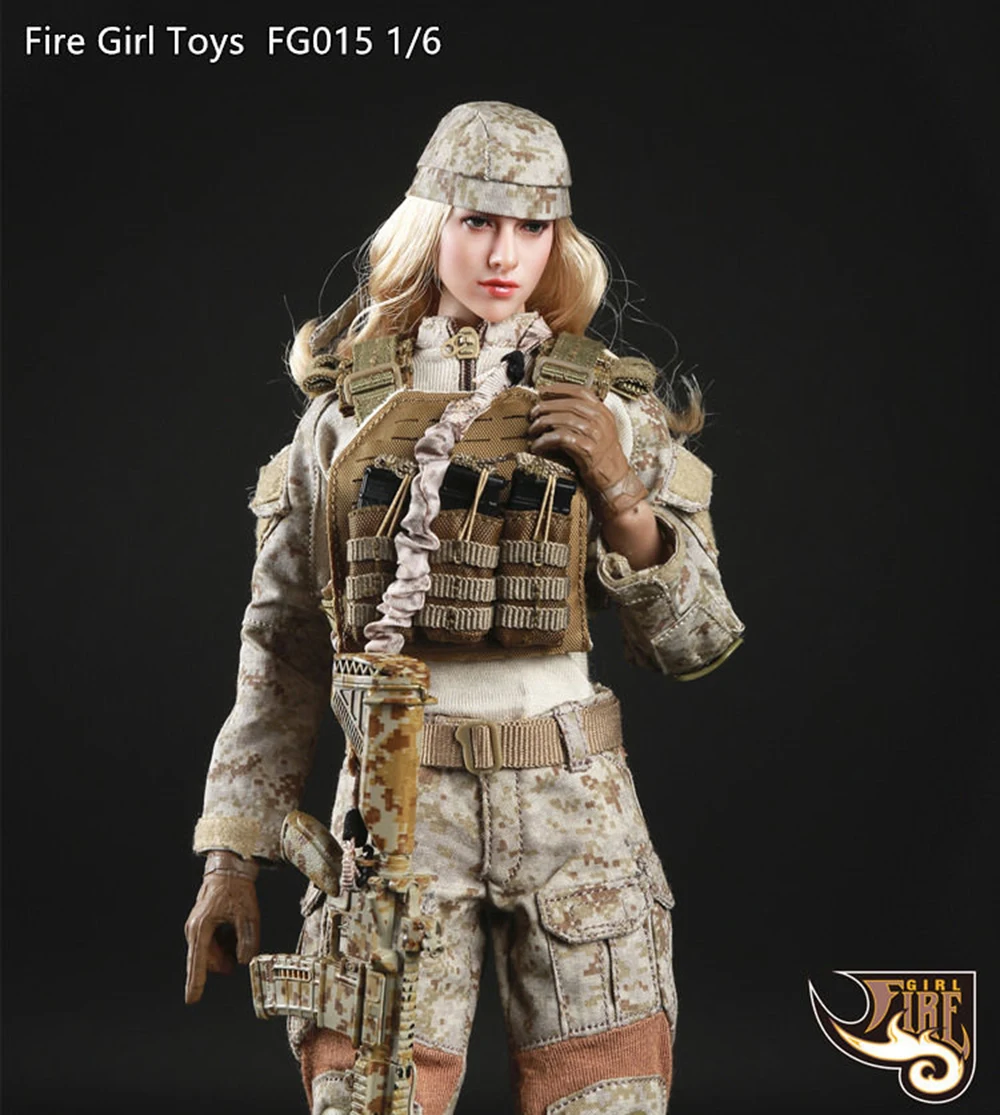 Весы 1/6 комплект одежды с фигуркой американского уплотнения CP Camo женский набор