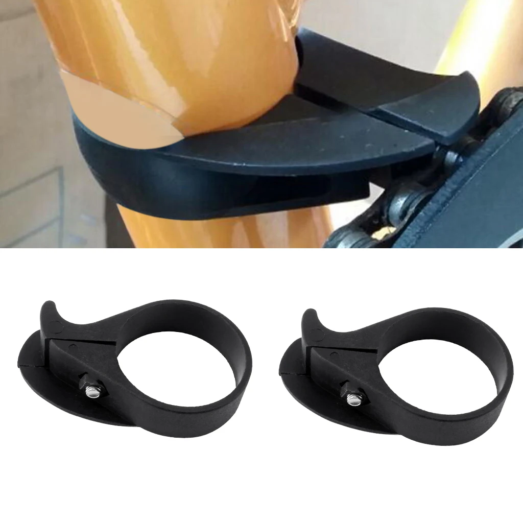 2pcs 1.5-1.7inch Bikes Bicycle Plastic Single Speed Chains Guide Guard Protector Chainguide Black
