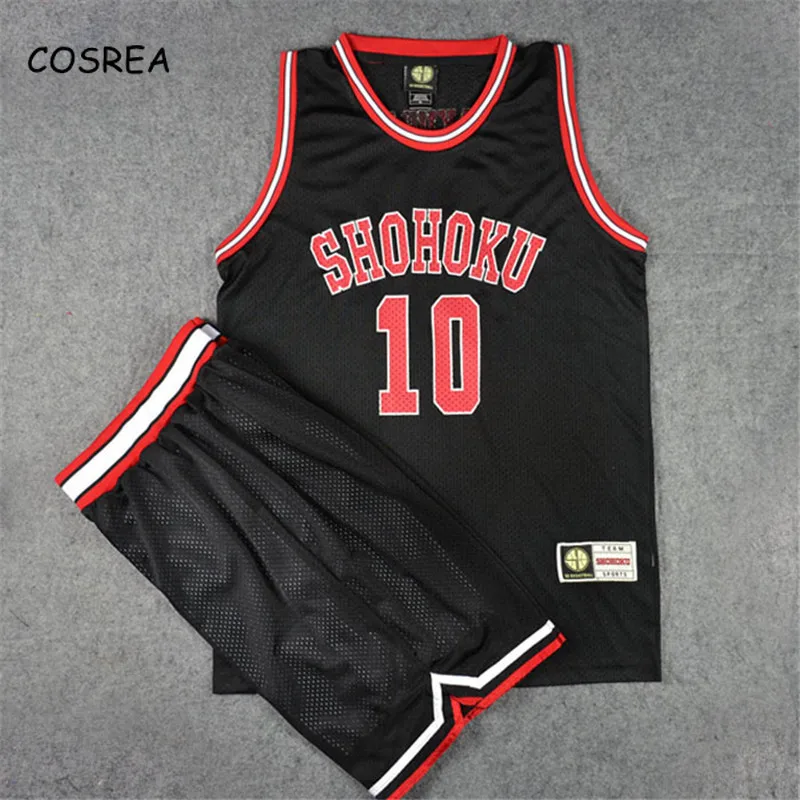 Аниме Slamdunk команда униформа косплей костюмы Shohoku Sakuragi Баскетбол Джерси Топы