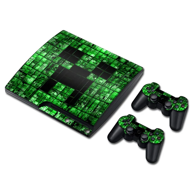 My World Minecraft Vinyl Skin Sticker For Ps3 Slim And 2 Controller Controle Skins Stickers For Sony Plastation 3 Slim Stickers For Sticker For Ps3sticker World Aliexpress